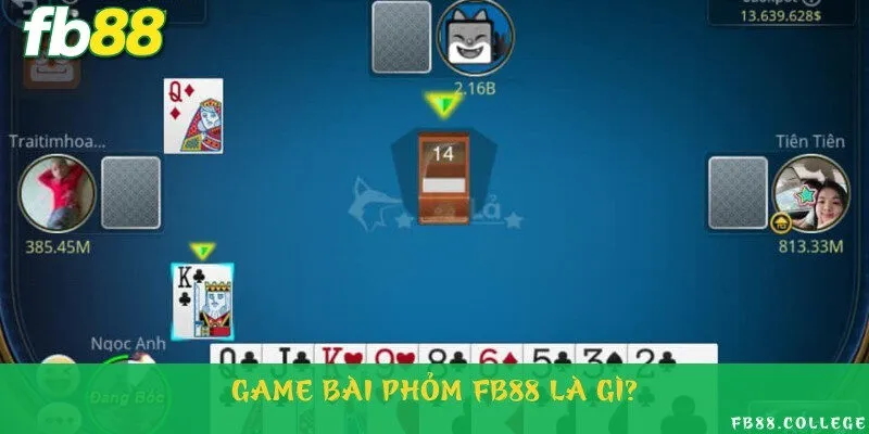 Bài phỏm sử dụng bộ bài 52 với 2 đến 4 người tham gia