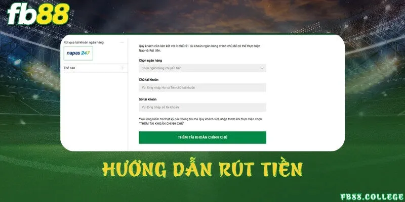 Rút tiền FB88