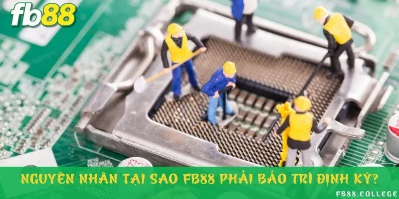 Lý do nhà cái thực hiện bảo trì thường xuyên